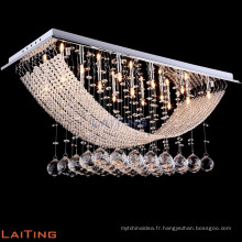 LED moderne baccarat verre cristal pendentif lampe lumière 92015